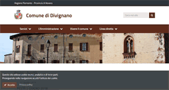 Desktop Screenshot of comune.divignano.no.it